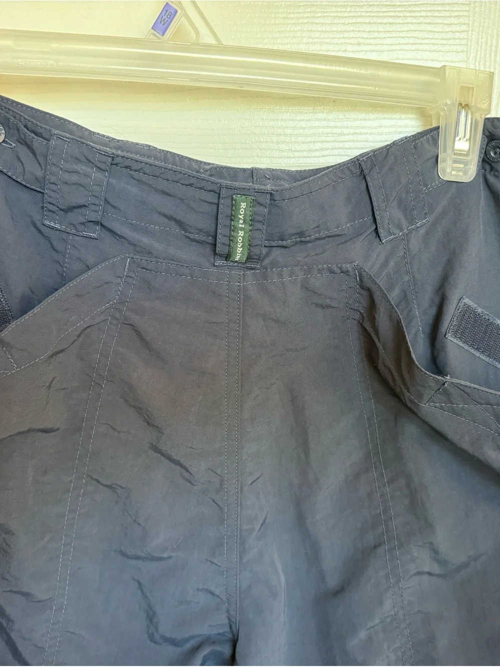 Royal Robbins Men's Navy Cargo Shorts with Utility Pockets